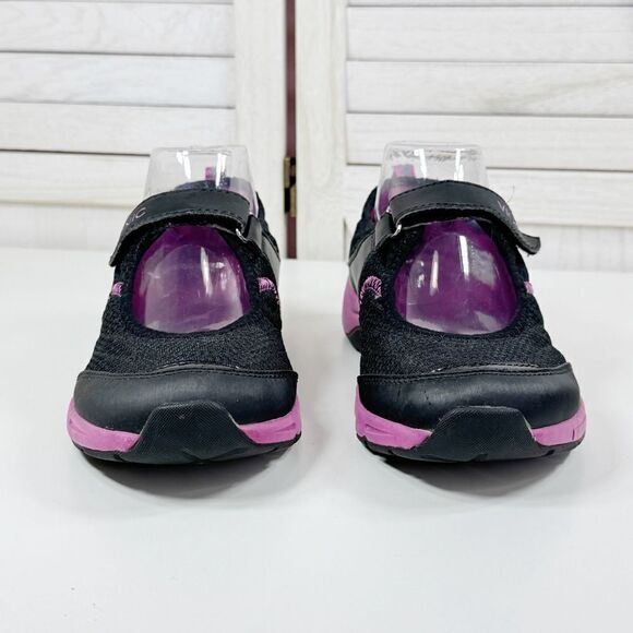 Vionic Sunset Orthotic Mary Jane Comfort Sneakers Shoes Black Pink 7 - Picture 3 of 12